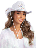 White Rhinestone Cowboy Hat 1