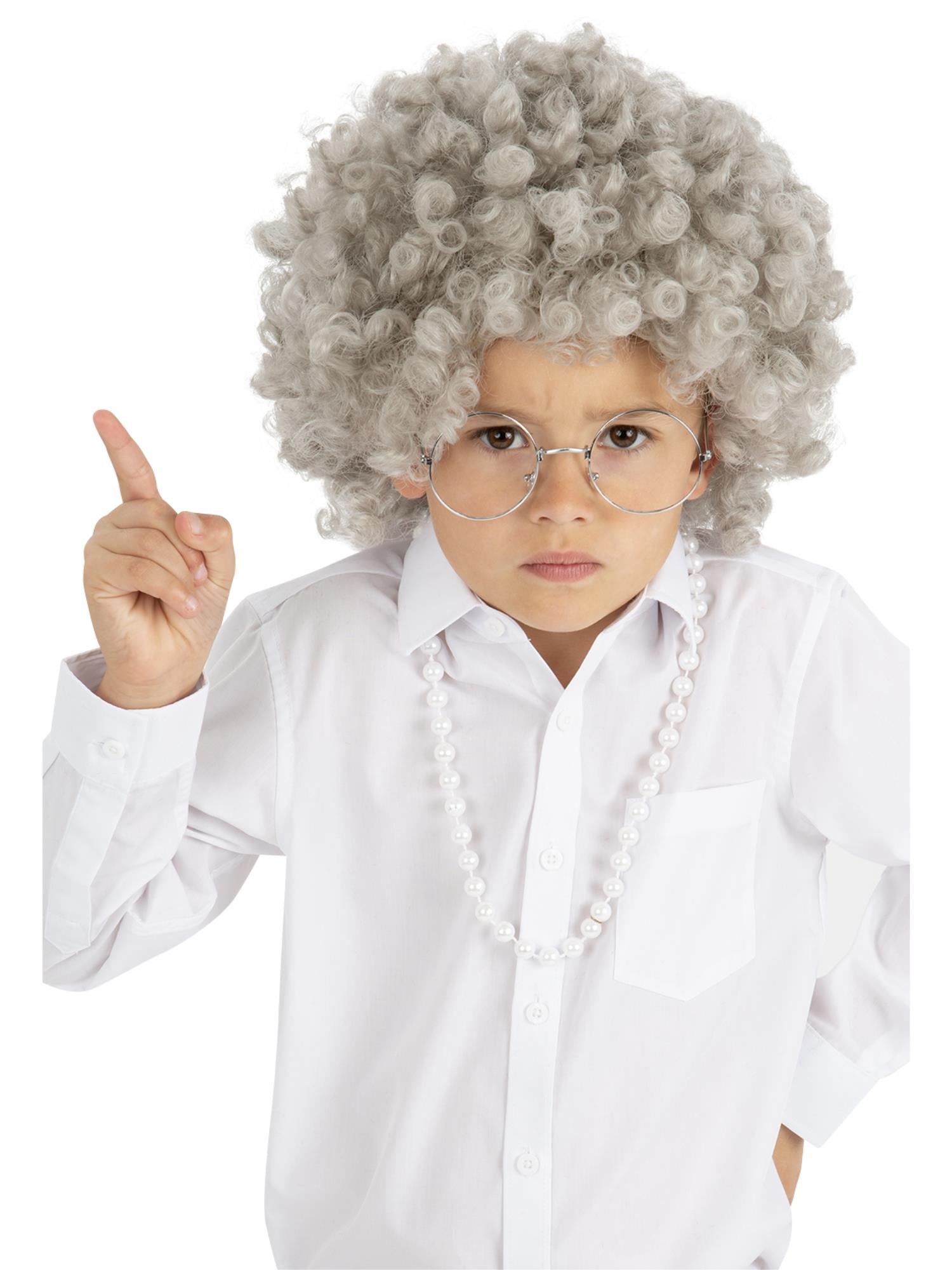 Kids Granny Perm Wig 1