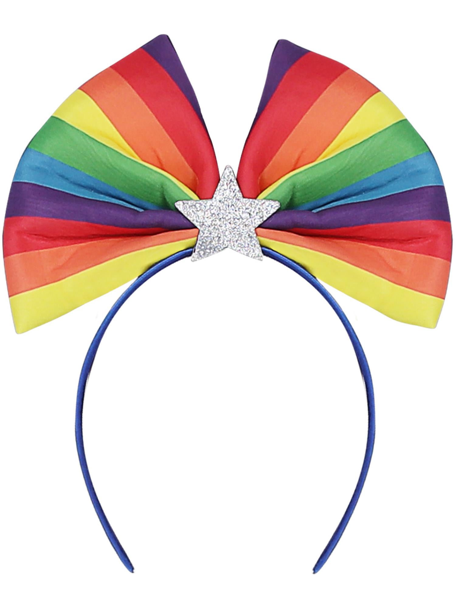 Rainbow Flag Bow Headband 1