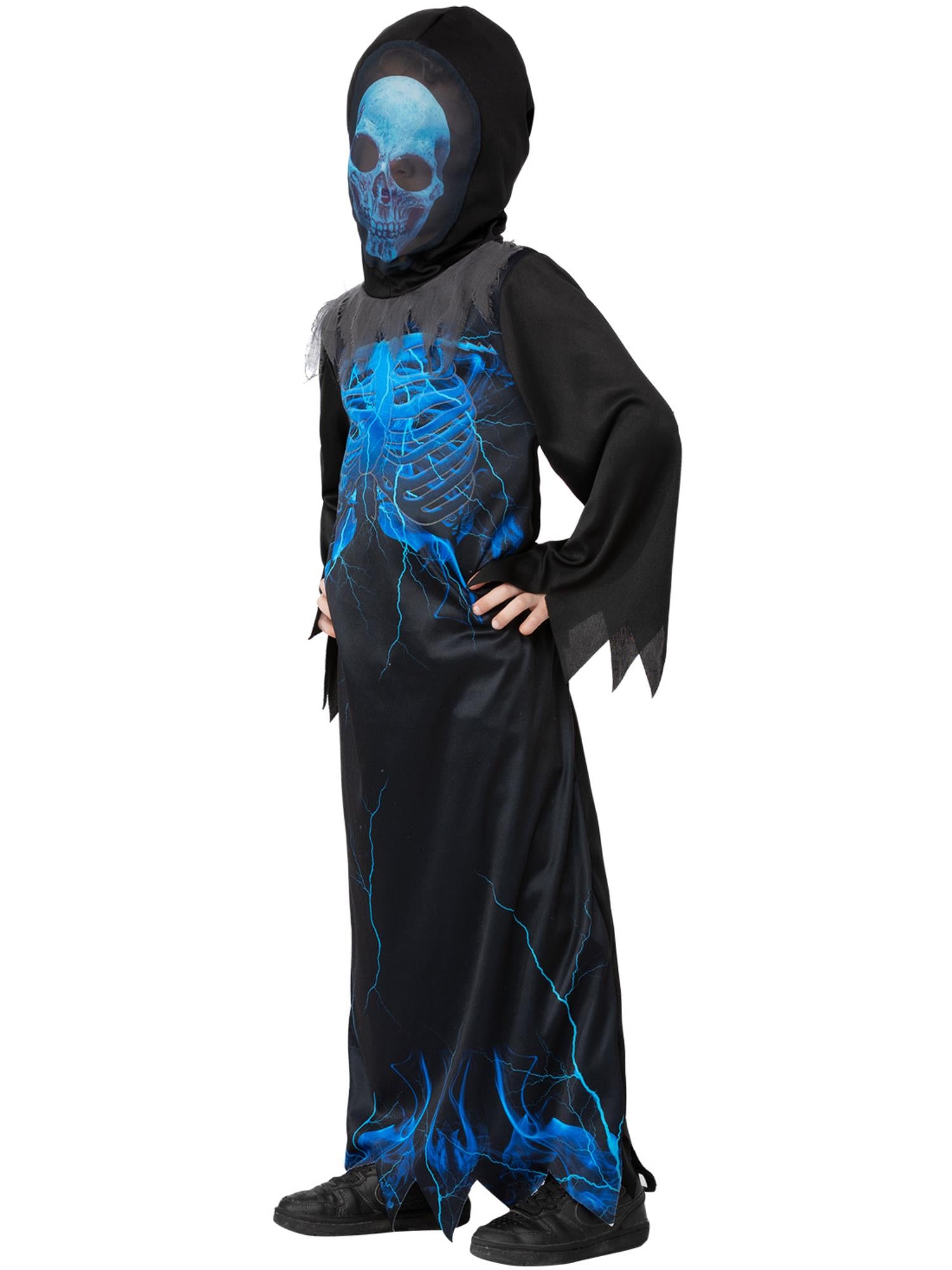 Midnight Skeleton Reaper Costume 3