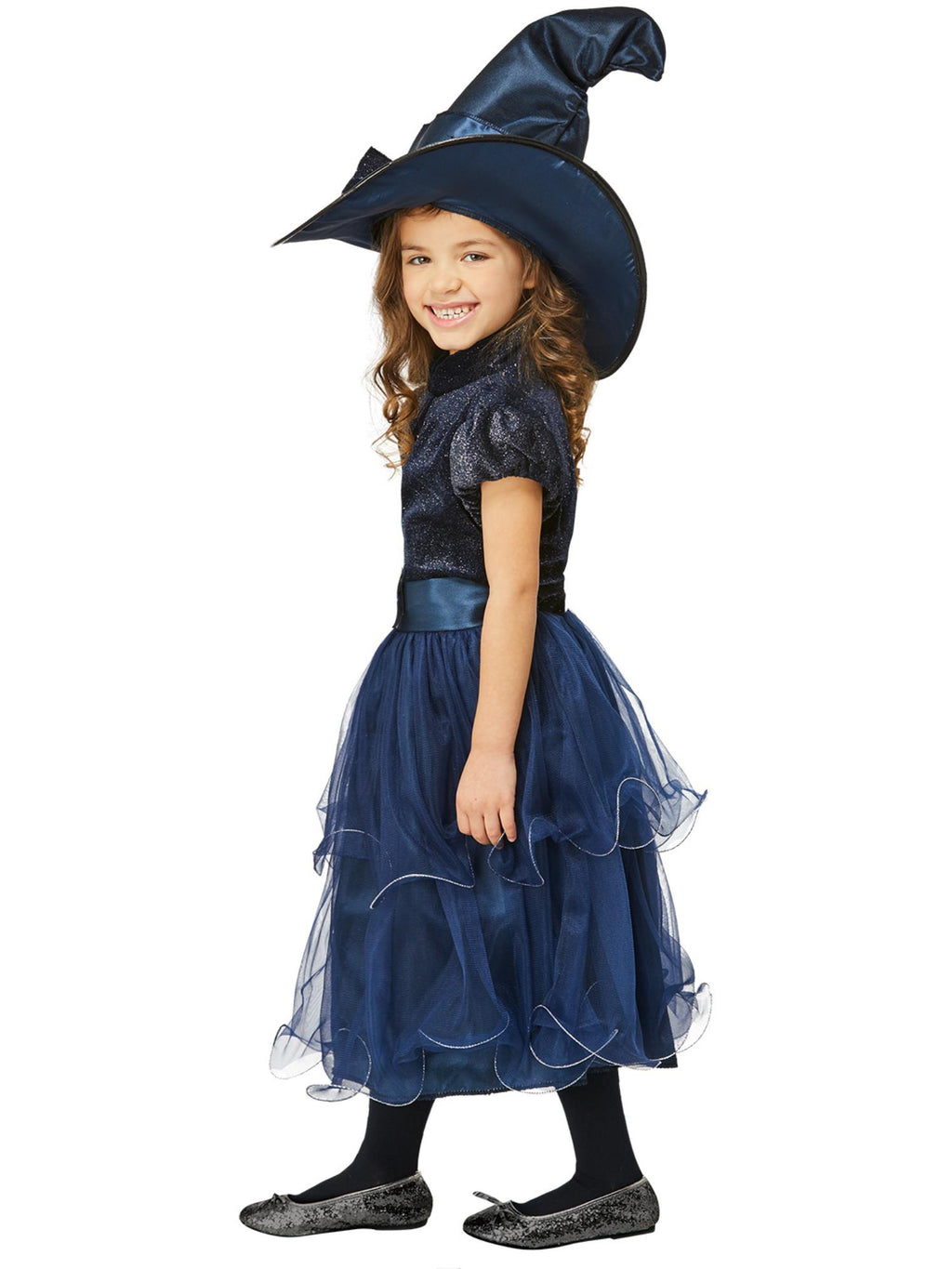 Deluxe Midnight Witch Costume, Blue 3
