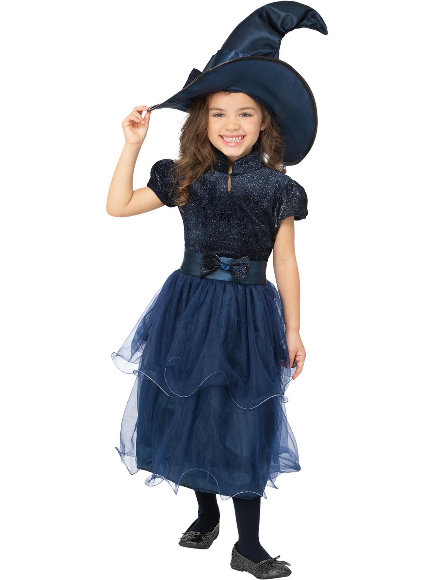 Deluxe Midnight Witch Costume, Blue 1