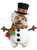 Walking Snowman Pet Costume 1