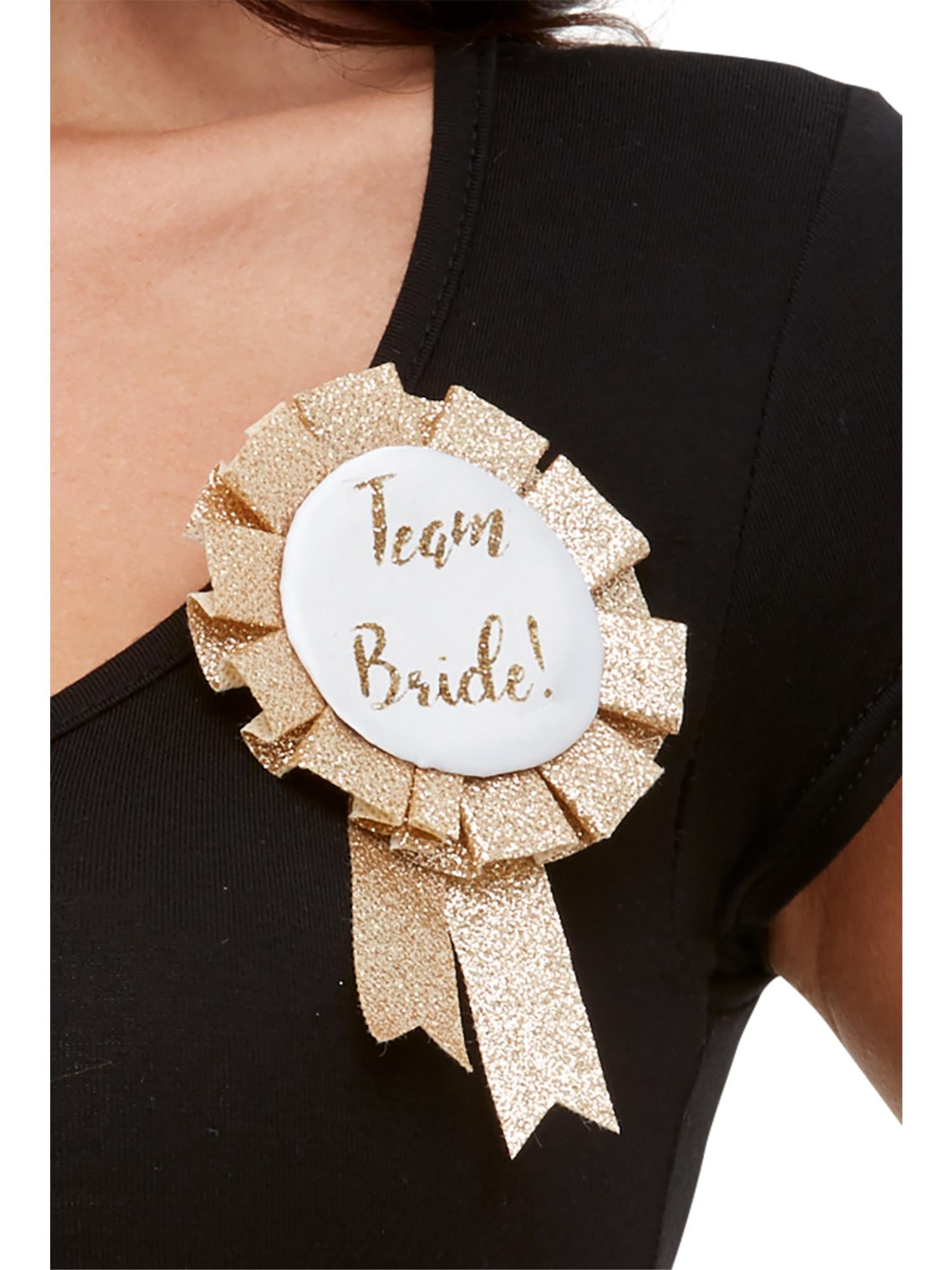Team Bride Rosette, Rose Gold 1