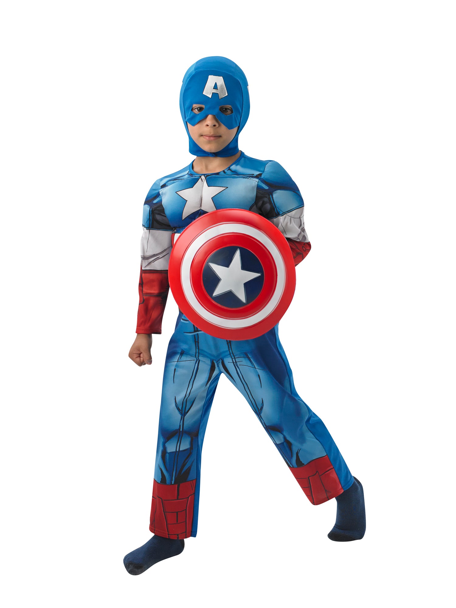 CAPTAIN AMERICA DLX. COST - CHILDRENS 1
