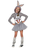 BUGS BUNNY GIRLS HOODED COSTUME - CHILDRENS 1