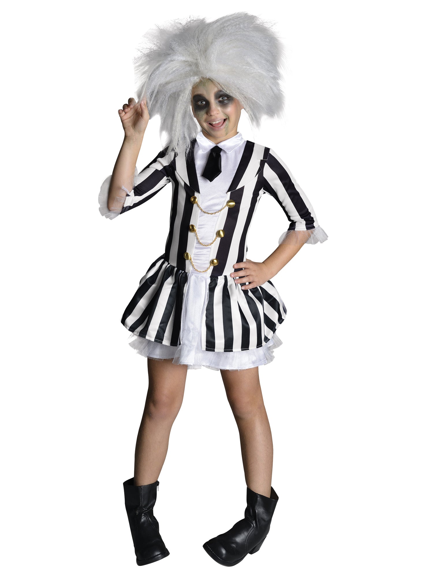 BEETLEJUICE GIRL COSTUME - CHILDRENS 1