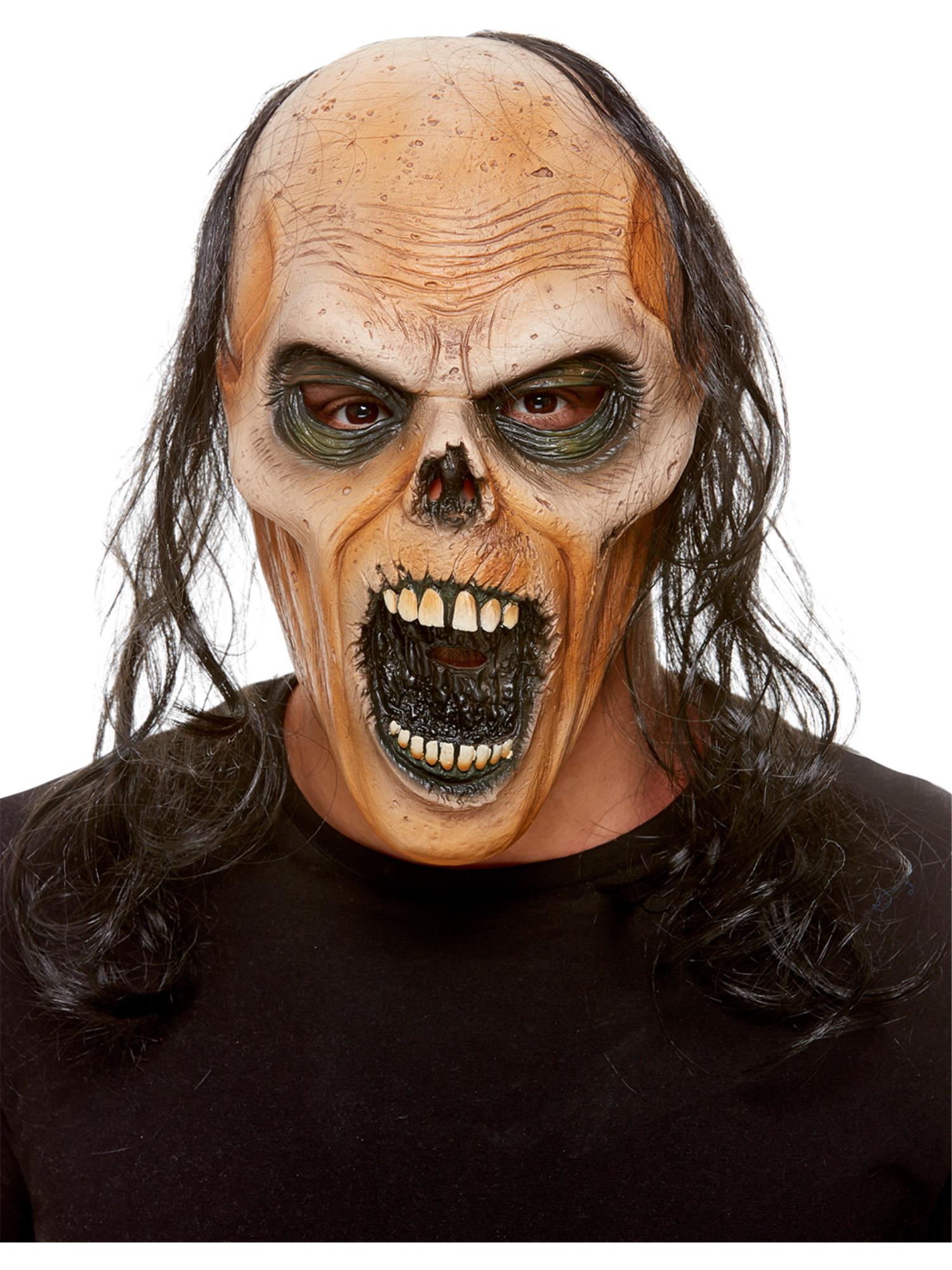 Zombie Latex Mask, Brown 1