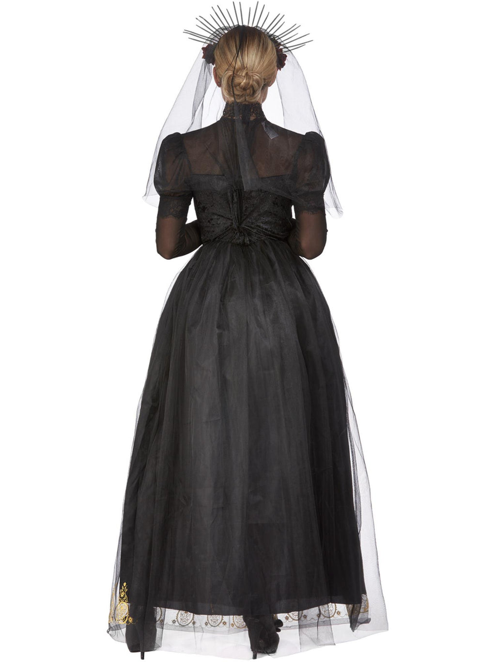 Deluxe DOTD Sacred Heart Bride Costume, Black 2