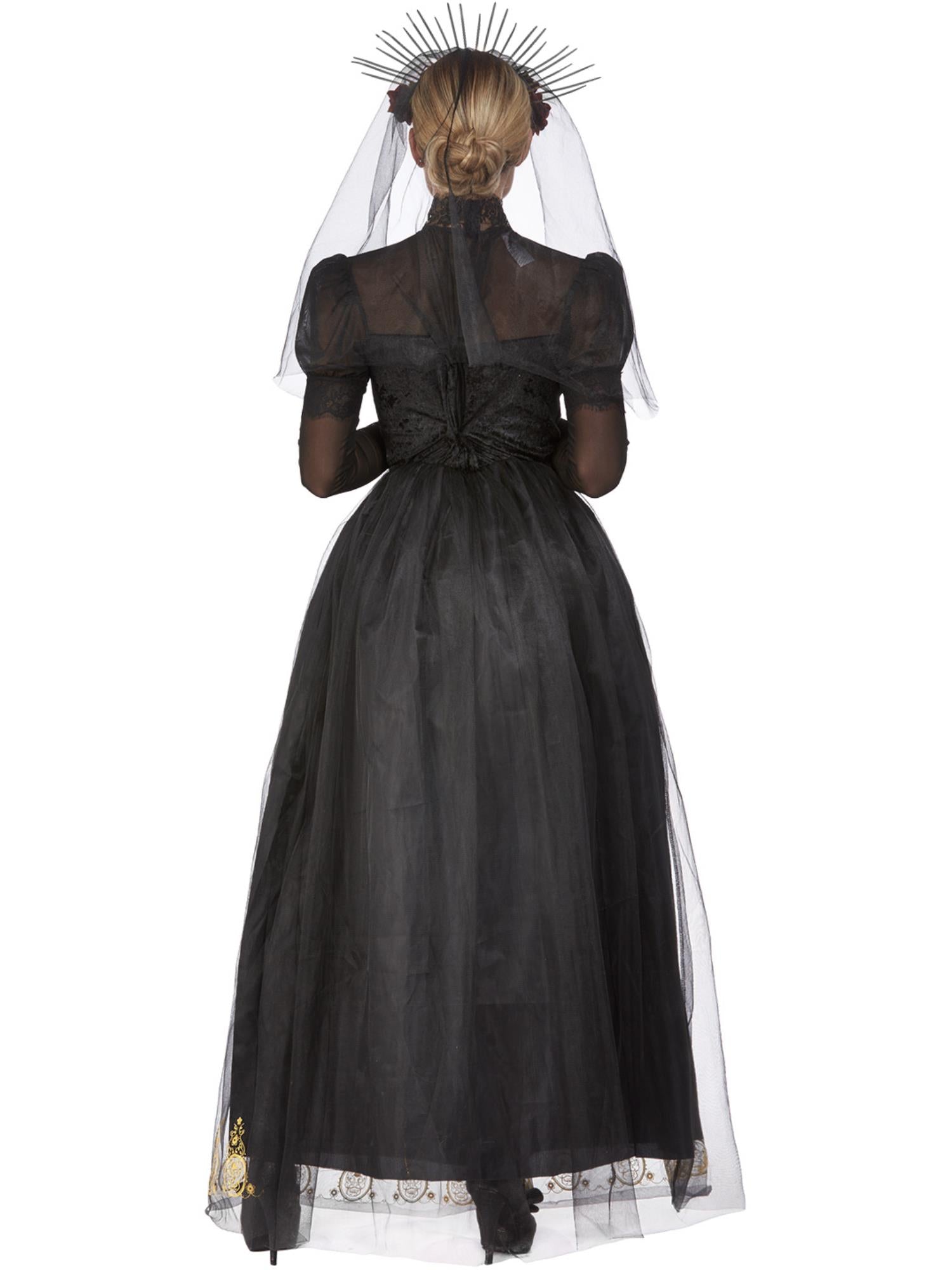 Deluxe DOTD Sacred Heart Bride Costume, Black 2