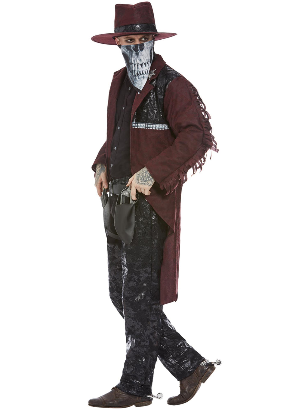 Deluxe Dark Spirit Western Cowboy Costume 3