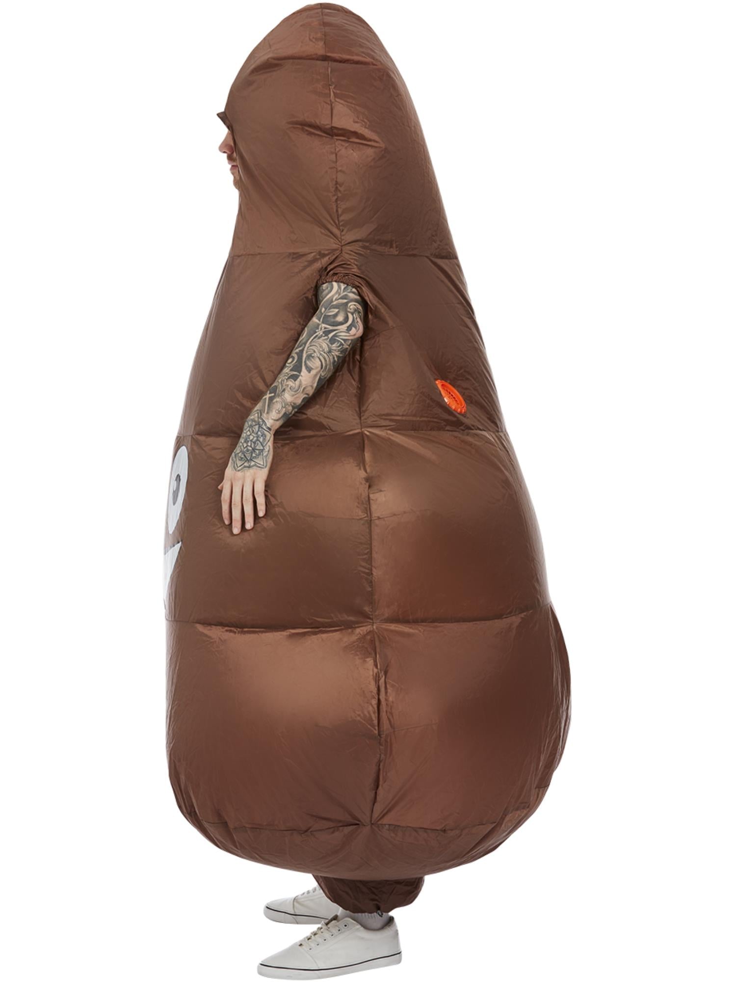 Inflatable Poop Costume, Brown 3