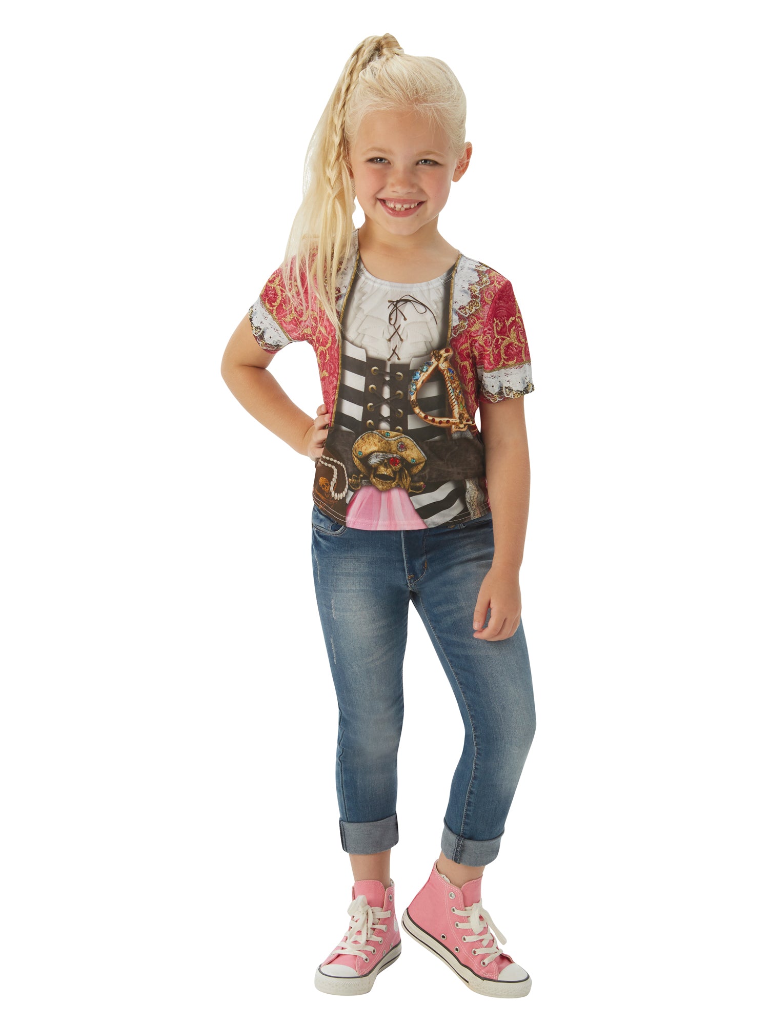 Girl Pirate Costume T-Shirt 1