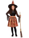 Vintage Witch Costume, Orange 1