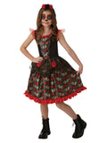 Red Rose Day Of The Dead Costume 1