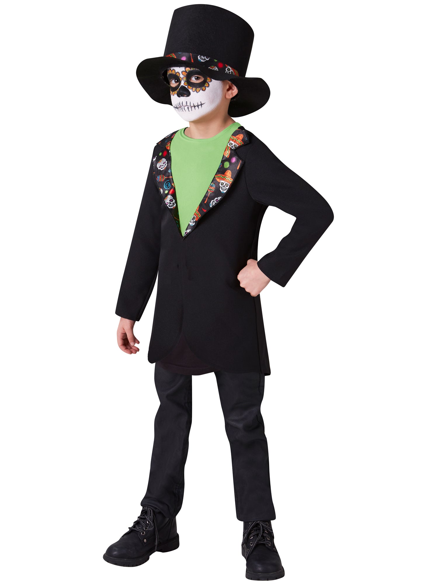 Boy's Day Of The Dead Costume 1
