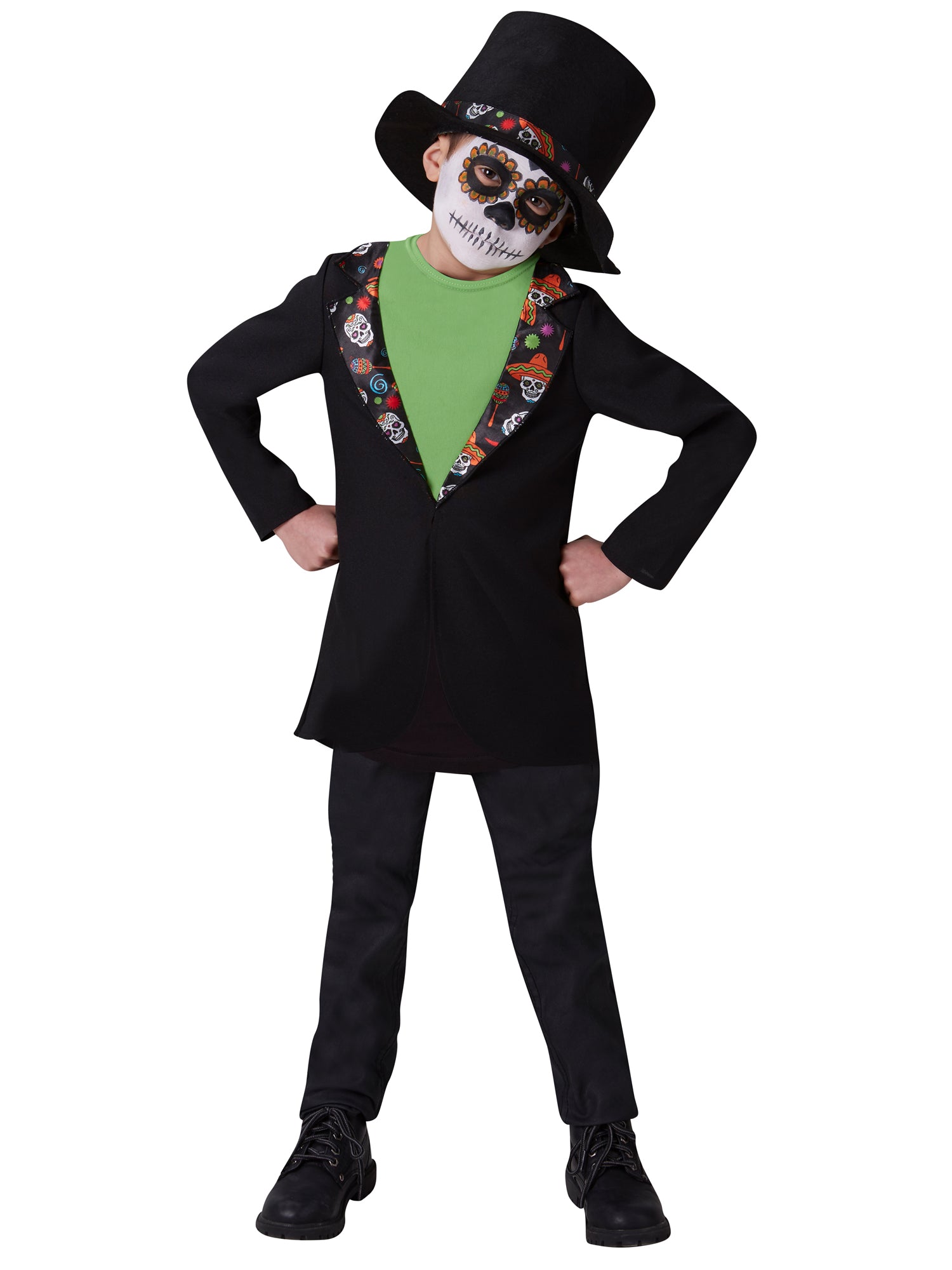 Boy's Day Of The Dead Costume 2