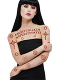 Smiffys Make-Up FX, Satanic Tattoo Transfers 1