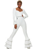 70s Deluxe Glam Costume, White 1