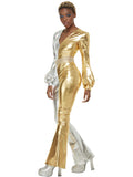 70s Super Chic Costume, Gold & Silver 1