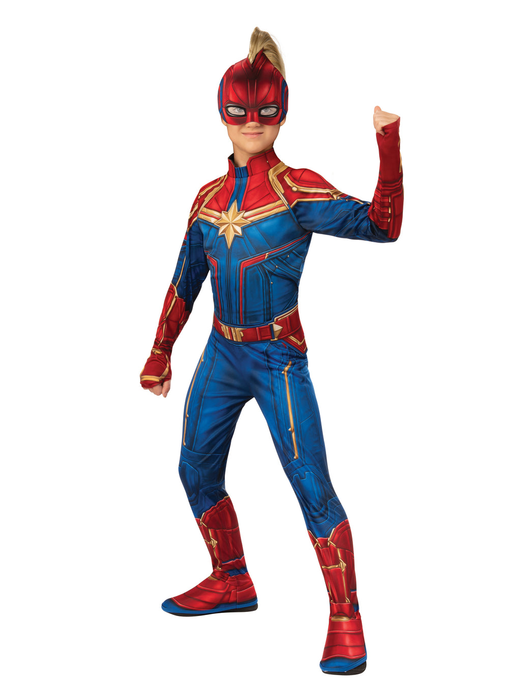 Captain Marvel Classic Hero Suit - Childrens 1