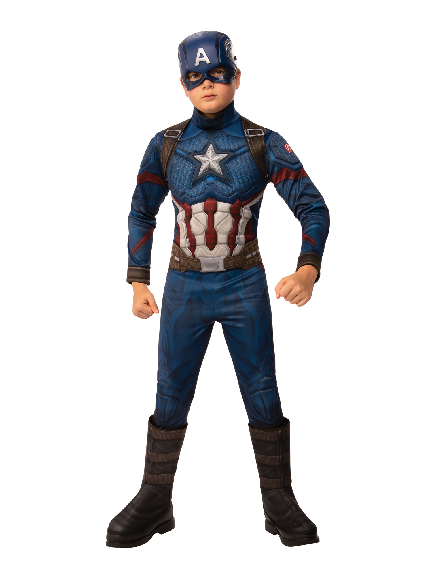 Captain America Deluxe Avg4 Costume - Childrens 1