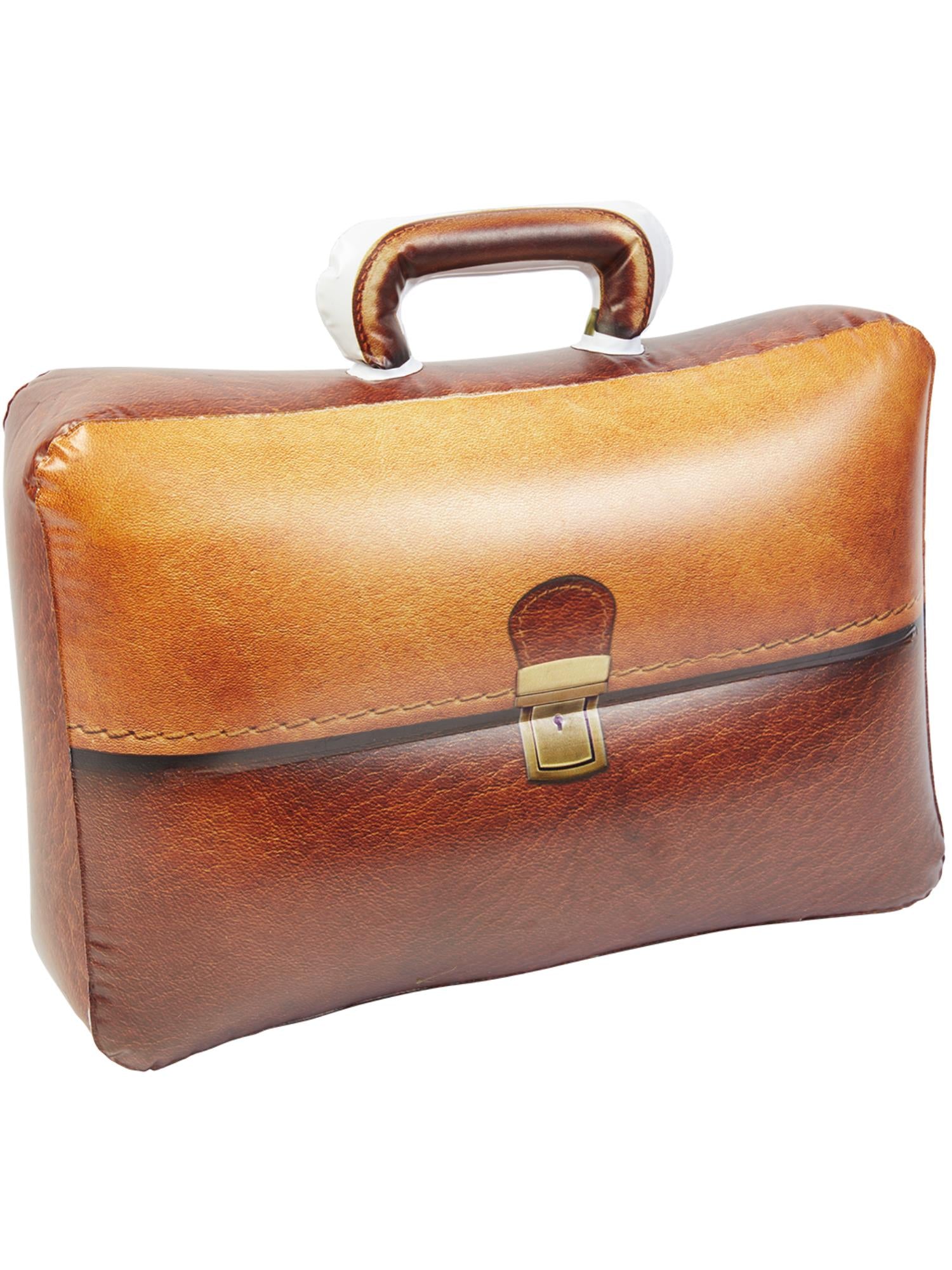 Inflatable Briefcase, Brown 1