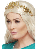Grecian Leaf Headband, Gold 1
