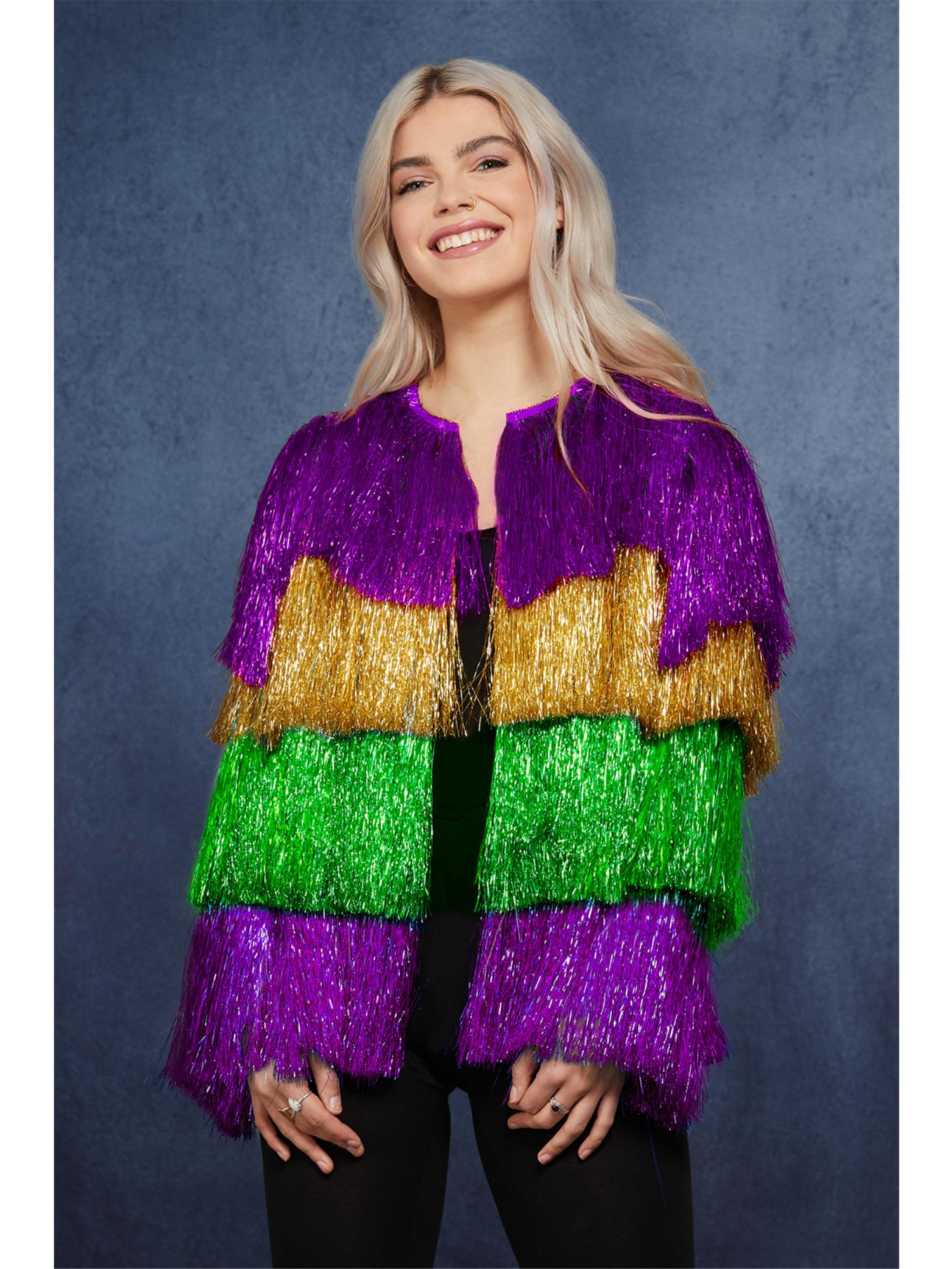 Fever Tinsel Mardi Gras Jacket 1