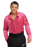 PINK VELVET DISCO SHIRT 1