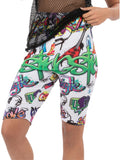 90s Unisex Graffiti Cycling Shorts 1