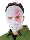 White Blood Splatter Hockey Mask 1