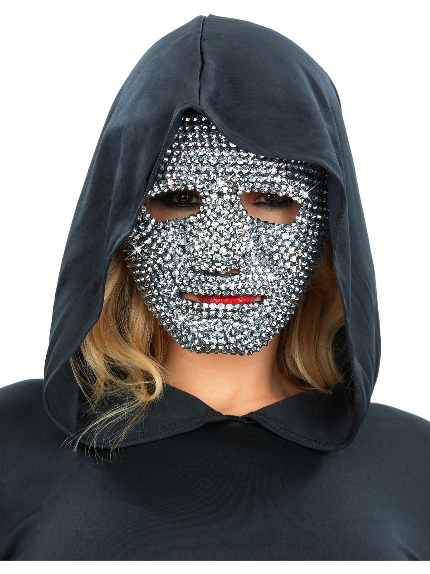 Silver Jewelled Robot Mask 1