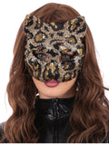 Sequin Leopard Cat Mask 1