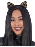 Sequin Leopard Cat Ear Headband 1