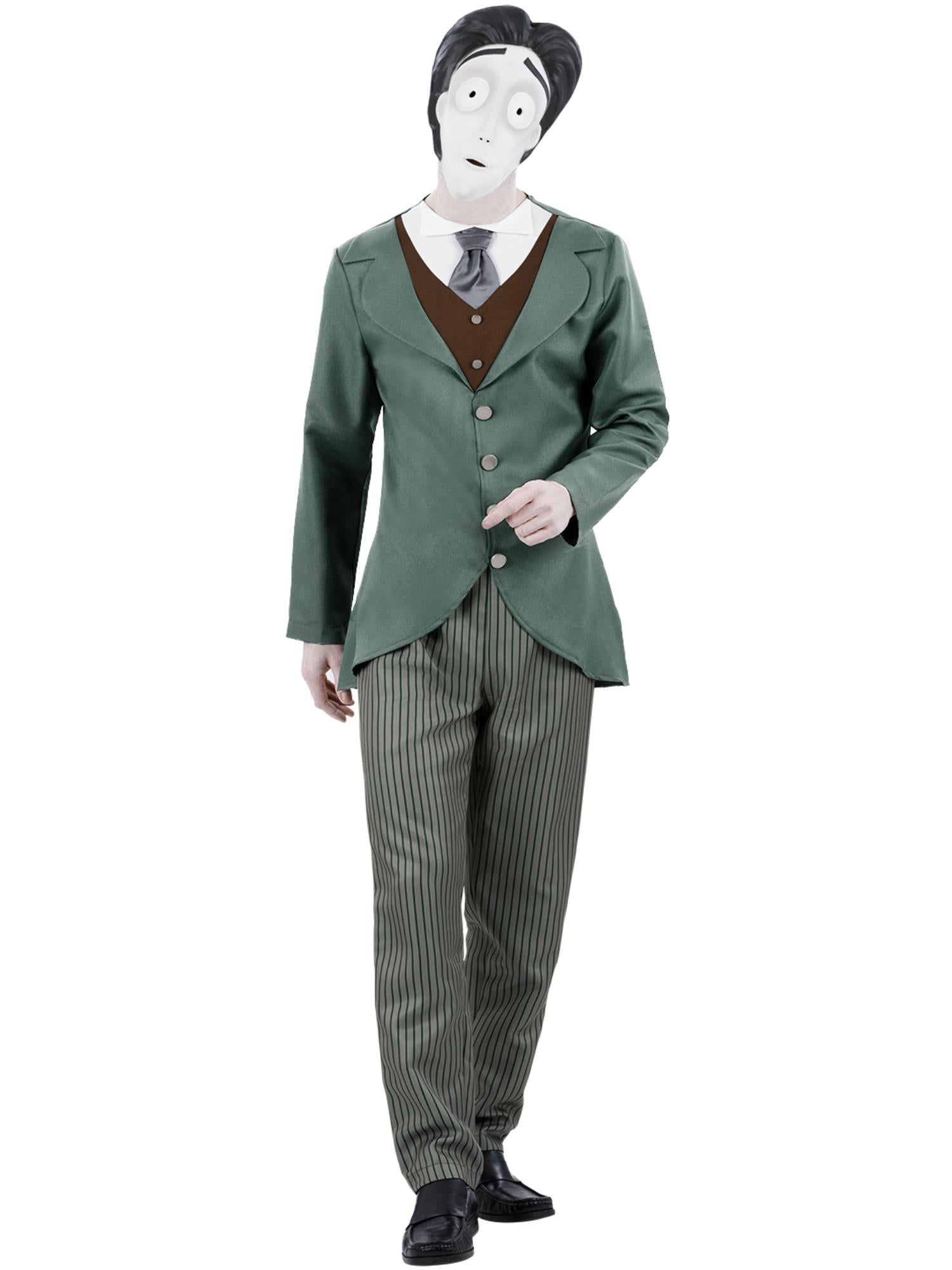 Corpse Bride, Victor Van Dort Groom Costume, Mask, 1