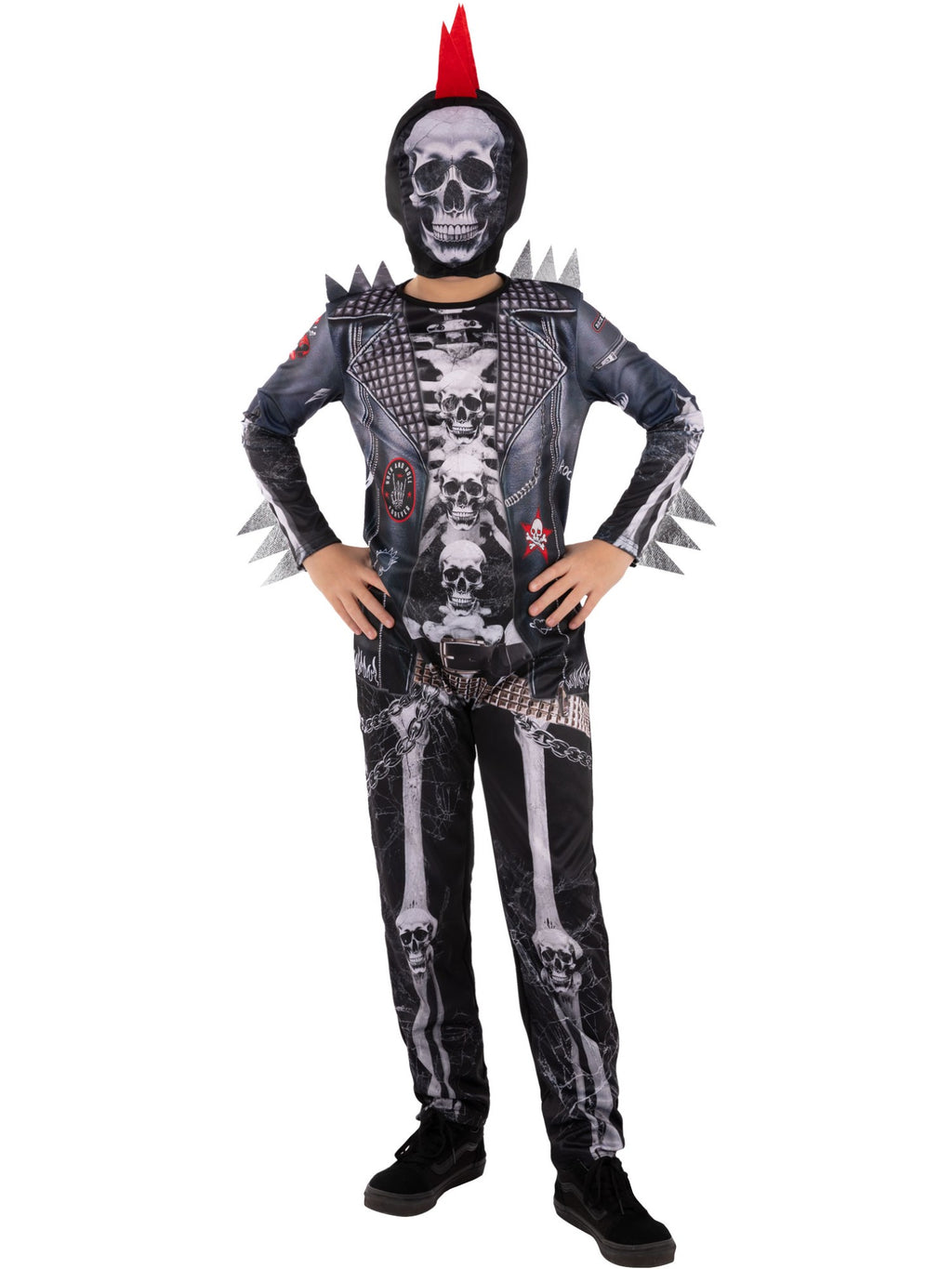 Punk Skeleton Costume 1