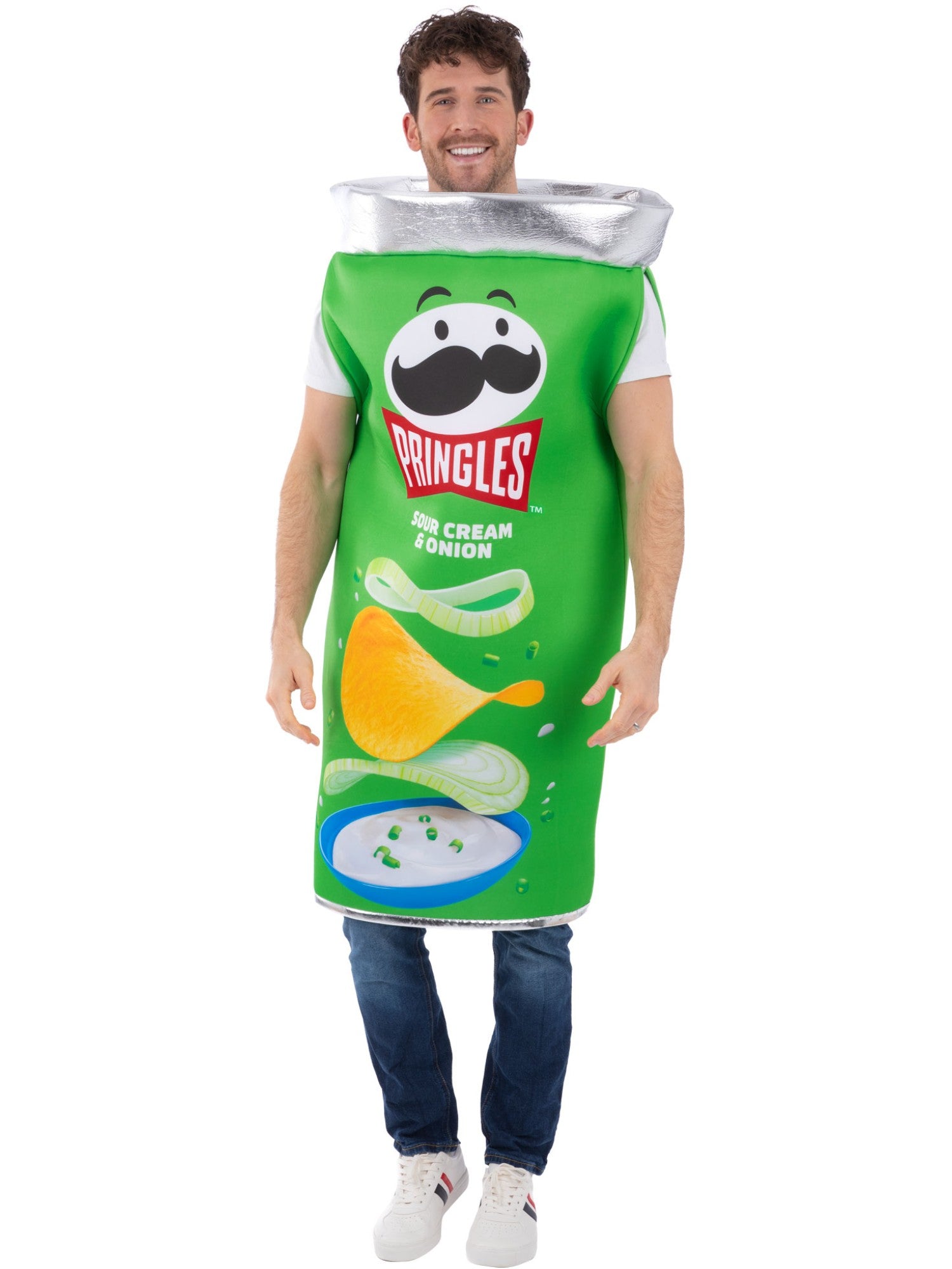Pringles? Sour Cream & Onion Can Costume 1