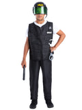 Swat Costume, with Vest, Hat & 4 Piece Toy 1