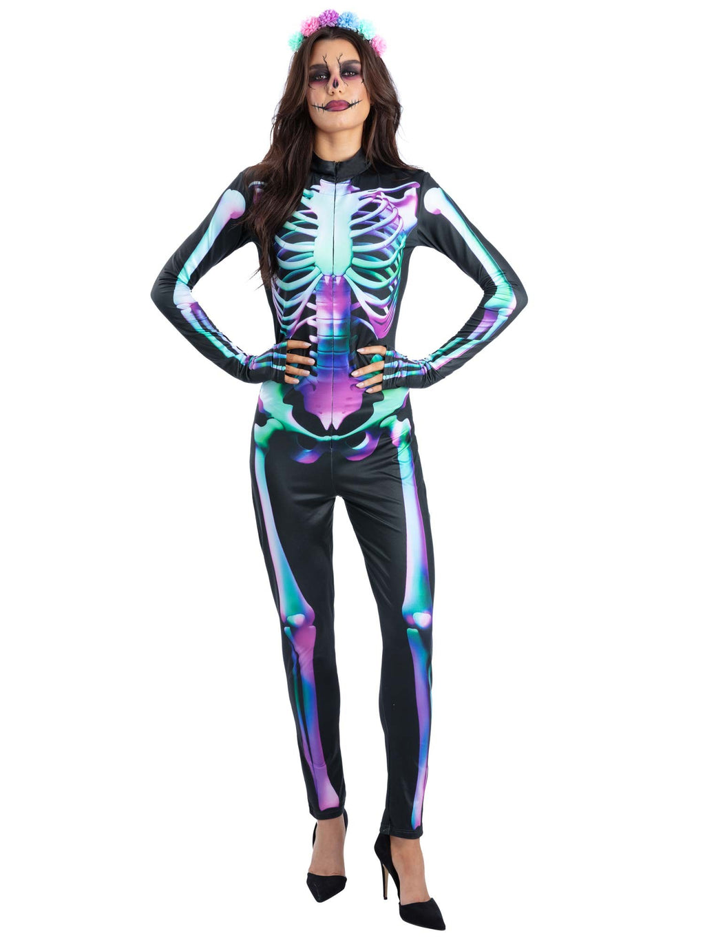 Bright Bones Skeleton Costume 1