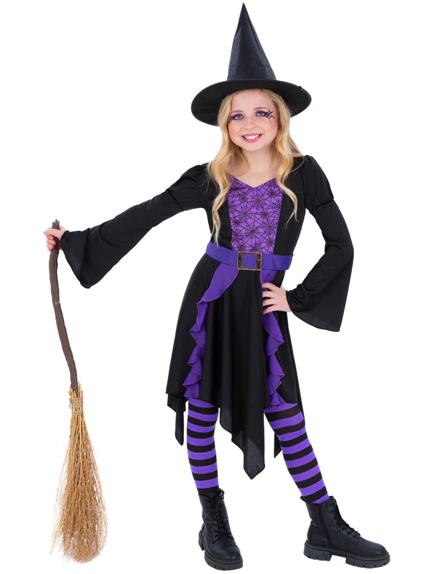 Practical Spell Witch Costume, Girls 1