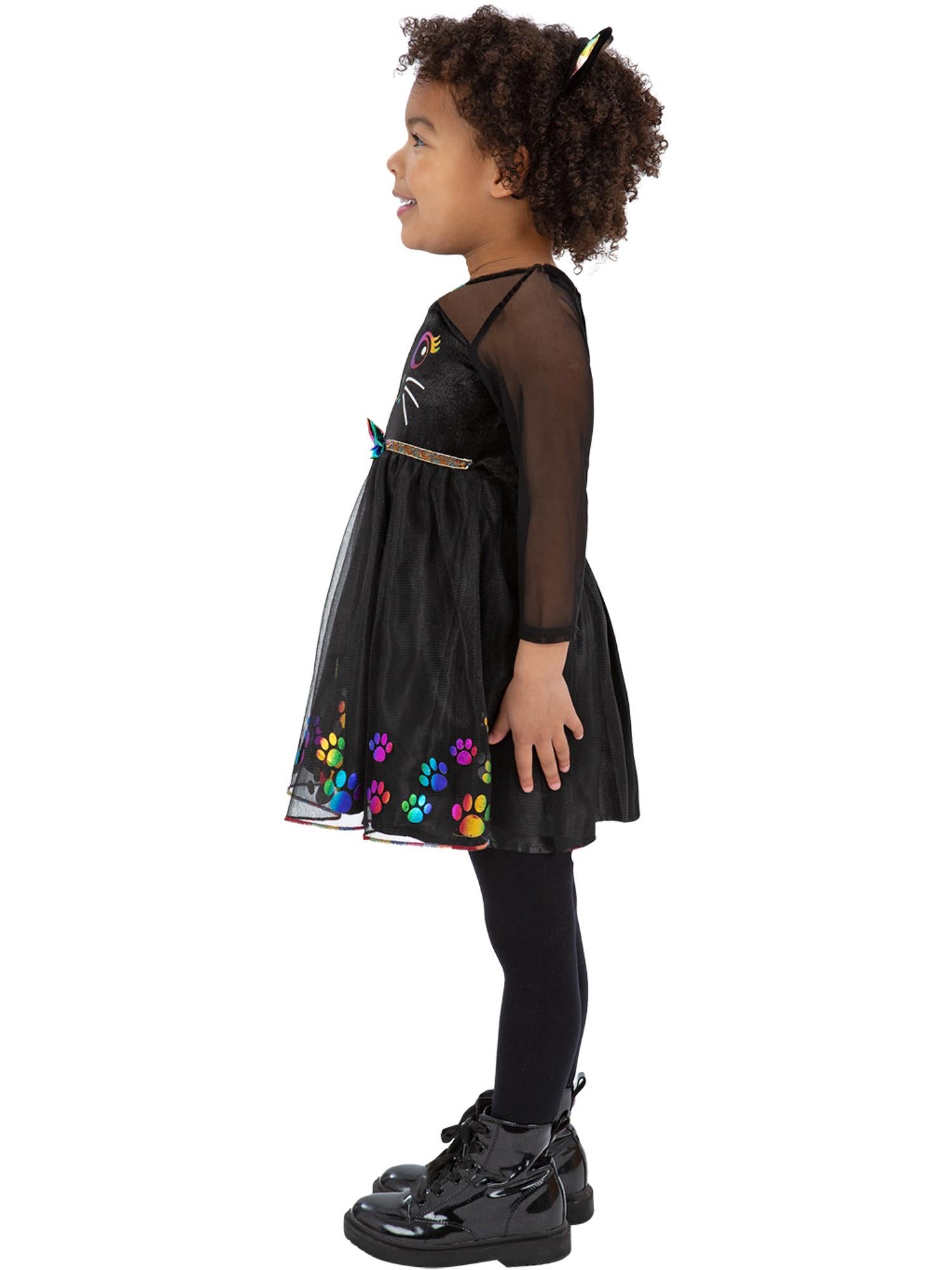 Rainbow Cat Costume, Toddler 3