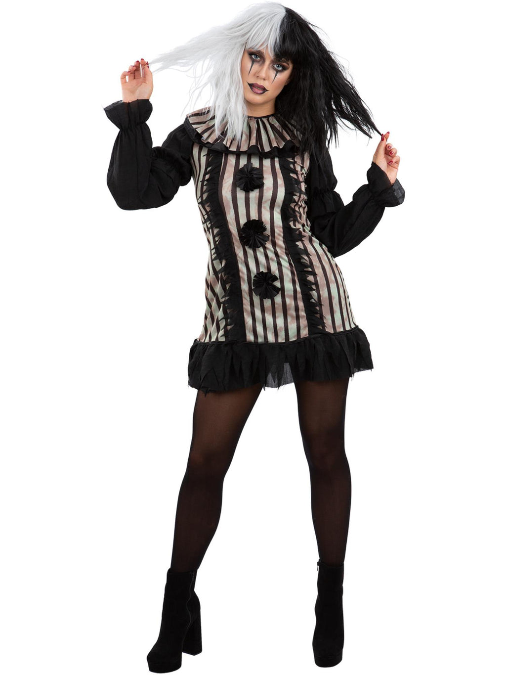 Dark Vintage Clown Costume 1