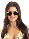 Metallic Gold Mirrored Aviator Specs 1
