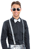 Metallic Silver Sequin Party Set 1