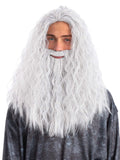 Sorcerer/Wizard Wig & Beard Set, White 1