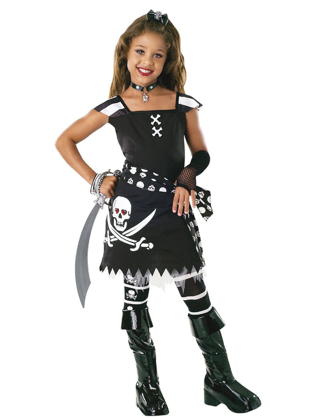 Scaret Girls Pirate Costume - Childrens 1