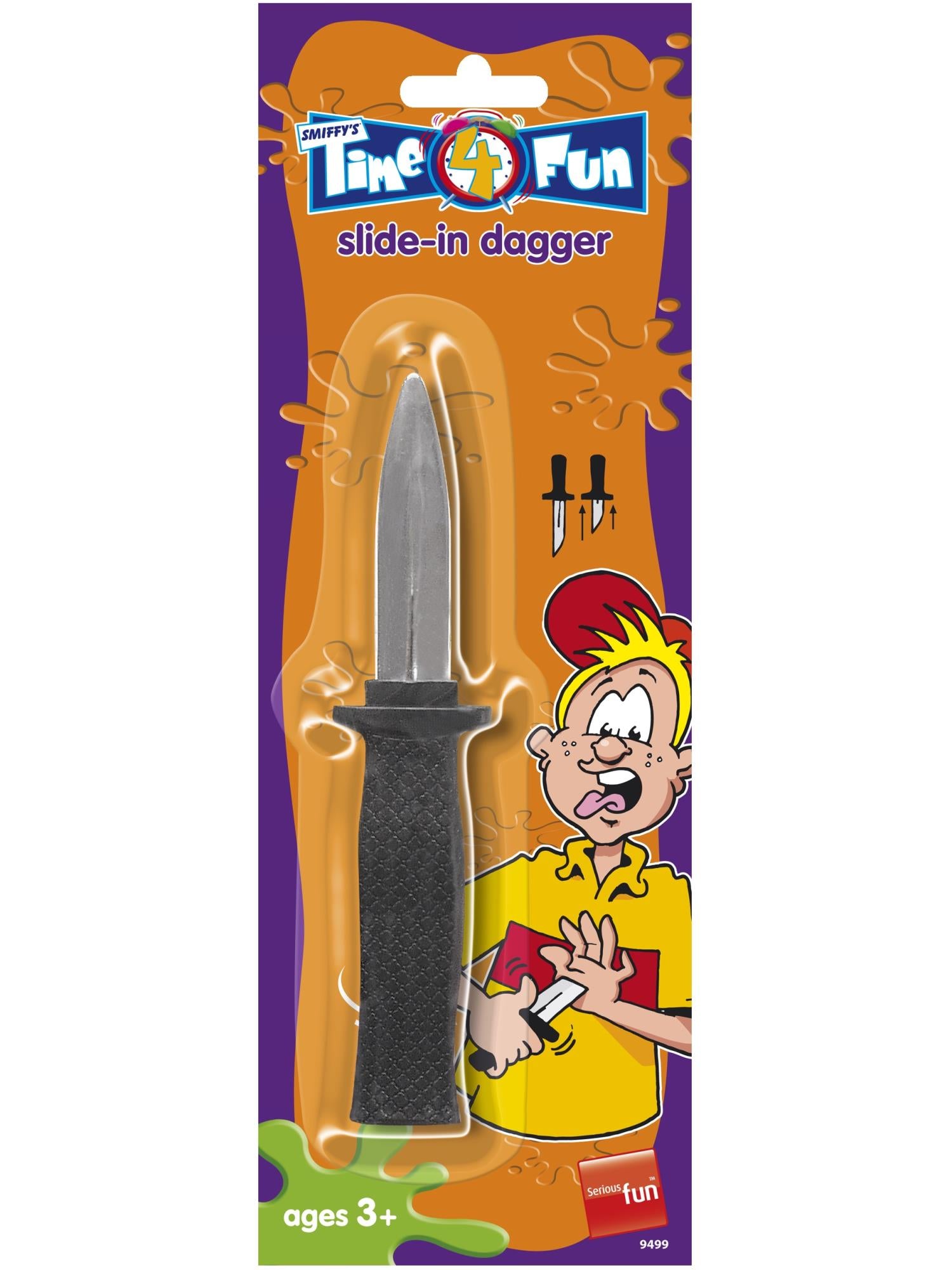 Slide-in Dagger, Silver, 36pcs Individually Carded 1