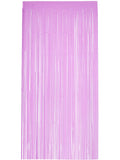 Matt Fringe Curtain Backdrop, Baby Pink 1