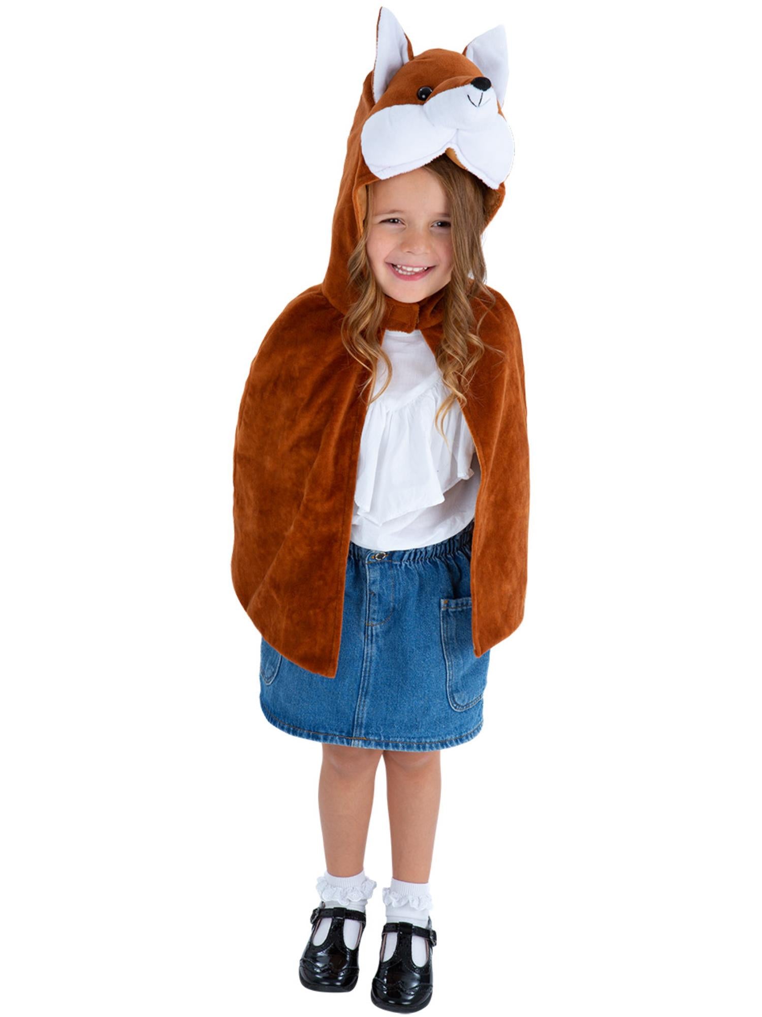 Deluxe Fox Plush Cape, Kids 1